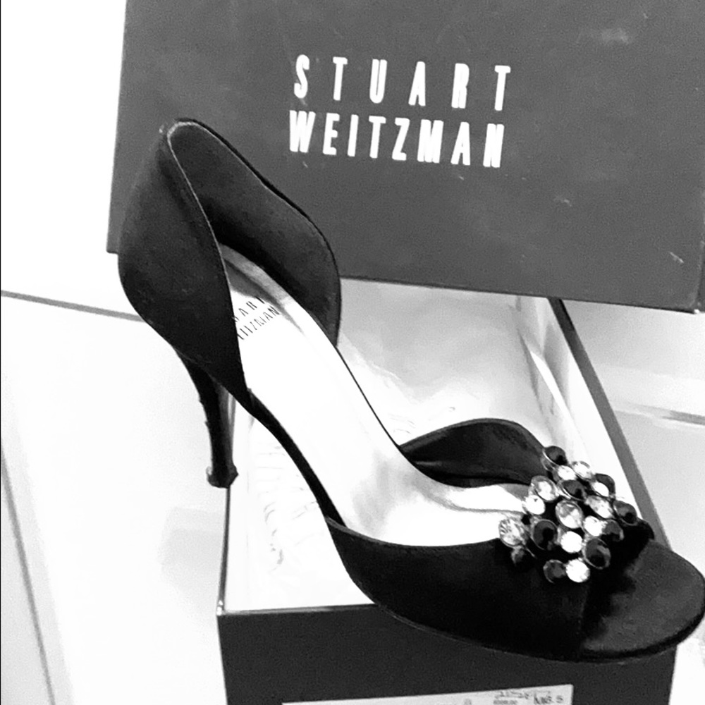 Stuart Weitzman Open Toe Evening Shoe